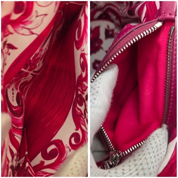 Auth Dolce&Gabbana KENDRA STRAW Shopper Floral Tote - Picture 8 of 12